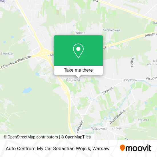 Auto Centrum My Car Sebastian Wójcik map