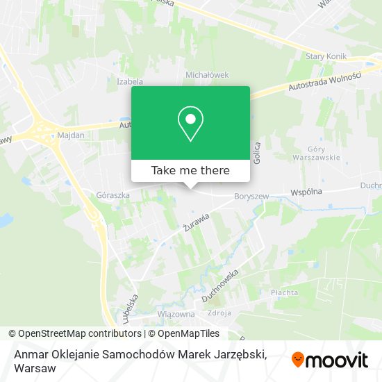 Anmar Oklejanie Samochodów Marek Jarzębski map