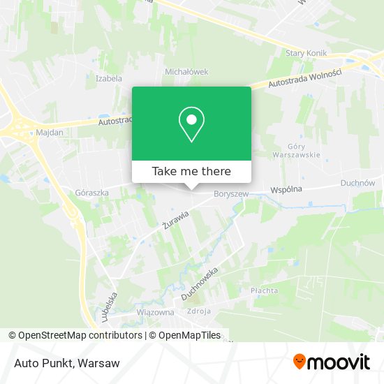 Auto Punkt map