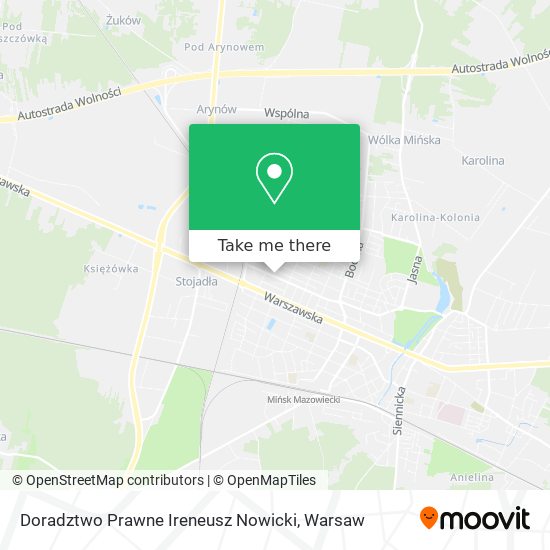 Doradztwo Prawne Ireneusz Nowicki map