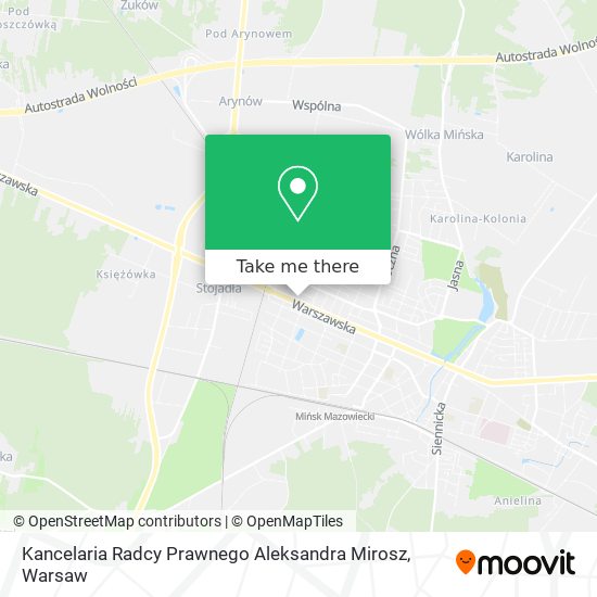 Kancelaria Radcy Prawnego Aleksandra Mirosz map