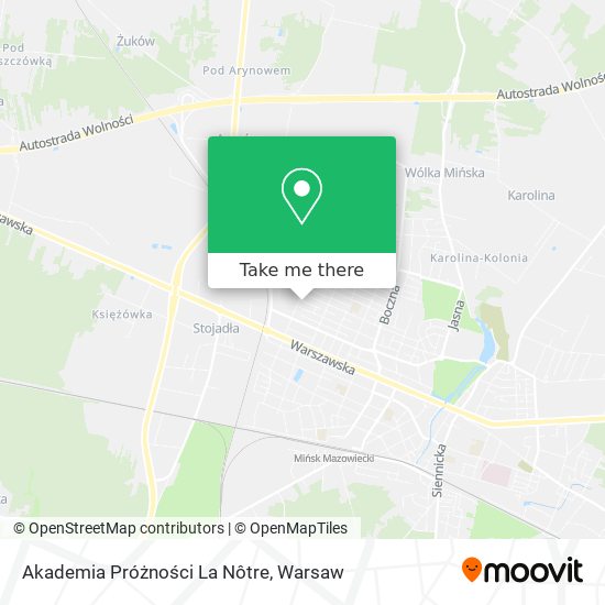 Akademia Próżności La Nôtre map