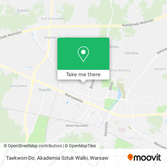 Taekwon-Do. Akademia Sztuk Walki map