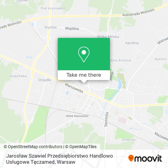 Jarosław Szawiel Przedsiębiorstwo Handlowo Usługowe Tęczamed map