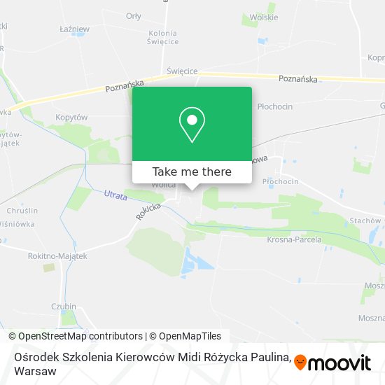 Ośrodek Szkolenia Kierowców Midi Różycka Paulina map