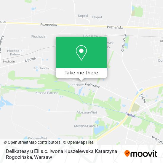 Delikatesy u Eli s.c. Iwona Kuszelewska Katarzyna Rogozińska map