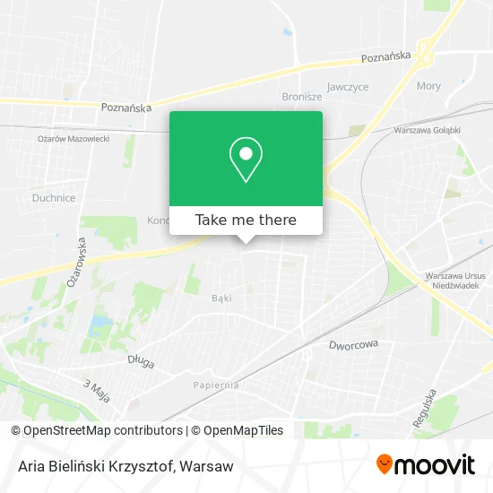 Aria Bieliński Krzysztof map