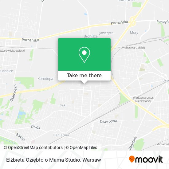 Elżbieta Oziębło o Mama Studio map