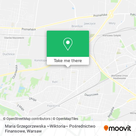 Maria Grzegorzewska ~Wiktoria~ Pośrednictwo Finansowe map