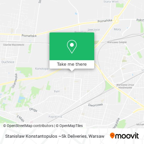 Stanisław Konstantopulos ~Sk Deliveries map