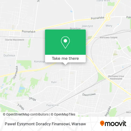 Paweł Eysymont Doradcy Finansowi map
