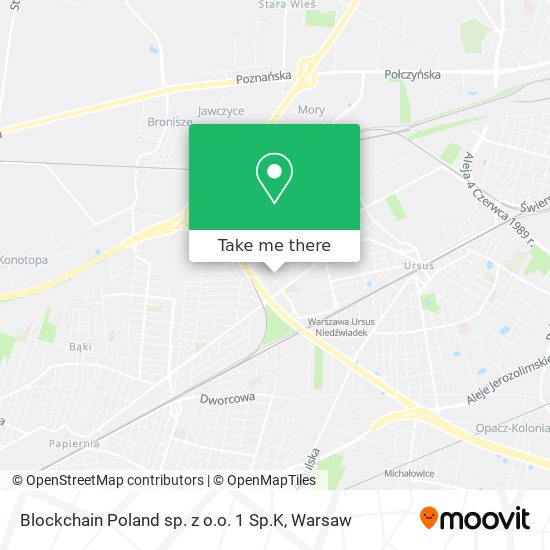 Blockchain Poland sp. z o.o. 1 Sp.K map