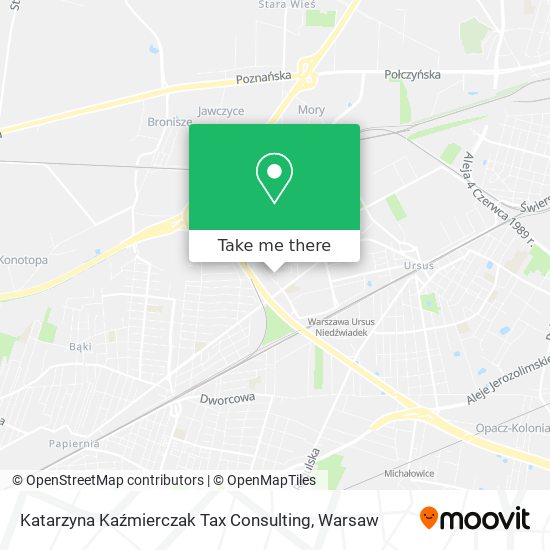 Карта Katarzyna Kaźmierczak Tax Consulting