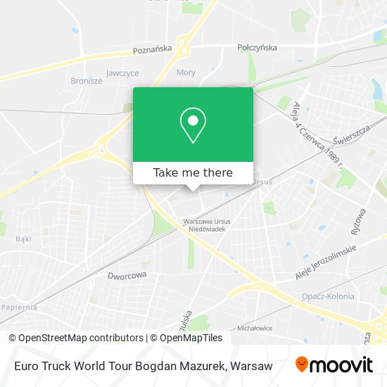 Euro Truck World Tour Bogdan Mazurek map