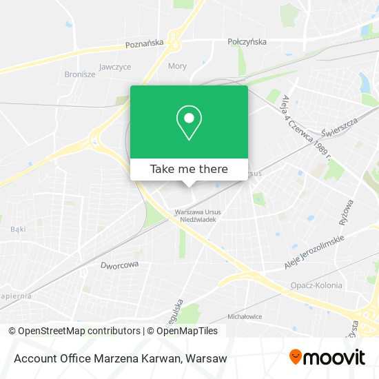 Account Office Marzena Karwan map