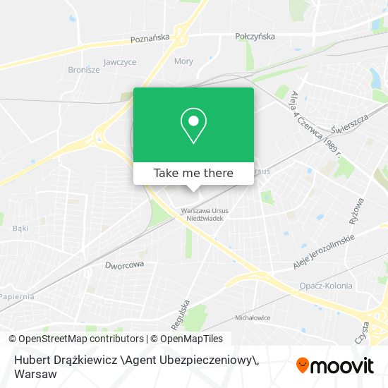 Hubert Drążkiewicz \Agent Ubezpieczeniowy\ map