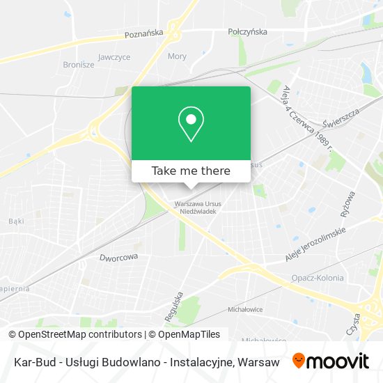 Kar-Bud - Usługi Budowlano - Instalacyjne map