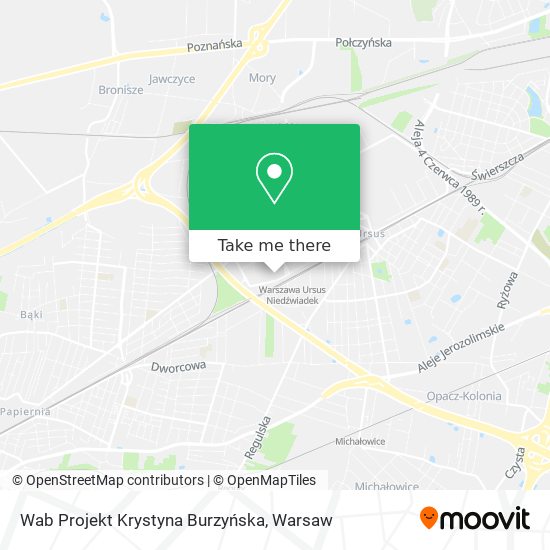 Wab Projekt Krystyna Burzyńska map