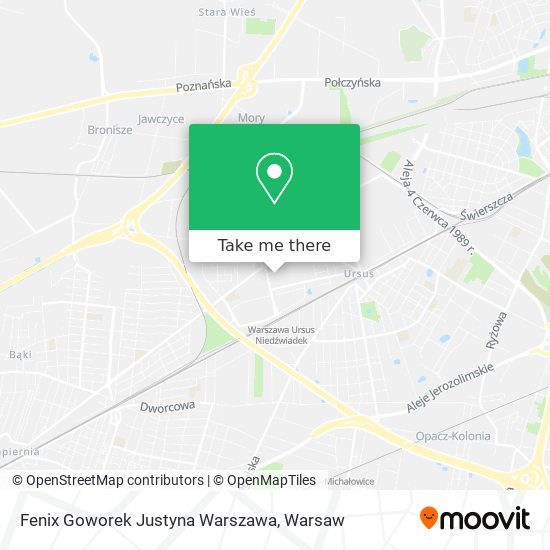 Fenix Goworek Justyna Warszawa map