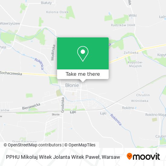 PPHU Mikołaj Witek Jolanta Witek Paweł map