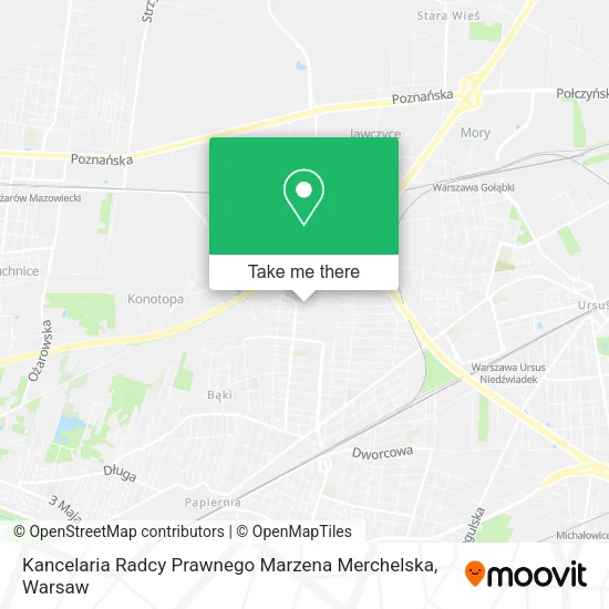 Карта Kancelaria Radcy Prawnego Marzena Merchelska