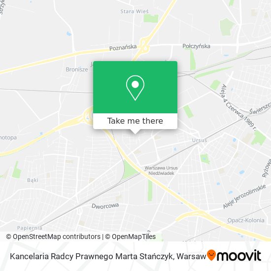 Kancelaria Radcy Prawnego Marta Stańczyk map