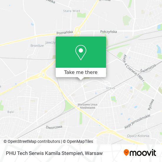 PHU Tech Serwis Kamila Stempień map