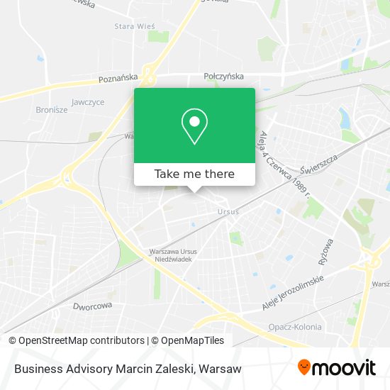 Business Advisory Marcin Zaleski map