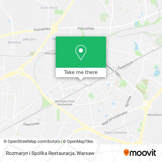 Rozmaryn i Spółka Restauracja map