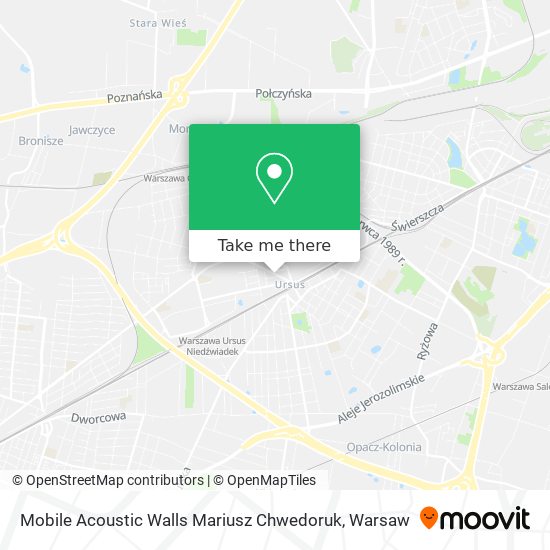 Mobile Acoustic Walls Mariusz Chwedoruk map