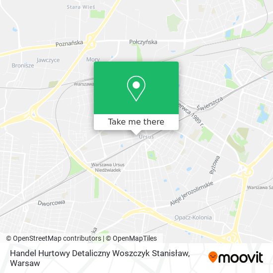 Карта Handel Hurtowy Detaliczny Woszczyk Stanisław