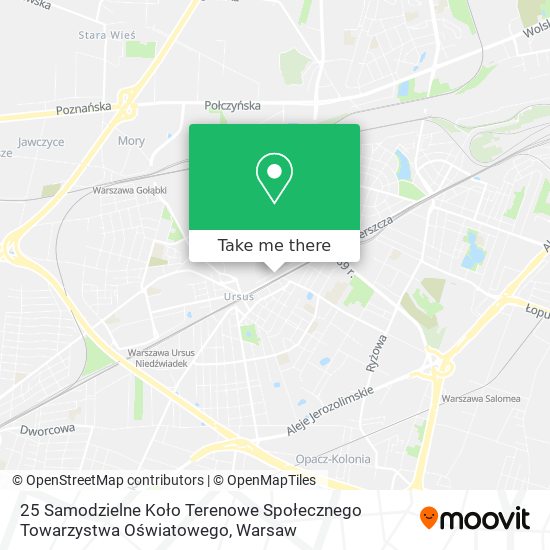 25 Samodzielne Koło Terenowe Społecznego Towarzystwa Oświatowego map