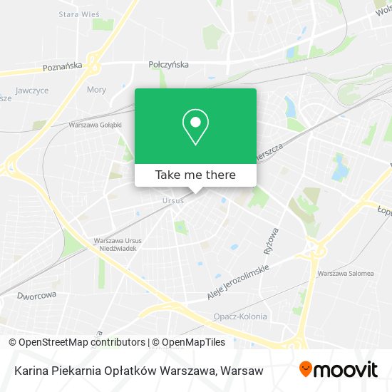 Karina Piekarnia Opłatków Warszawa map