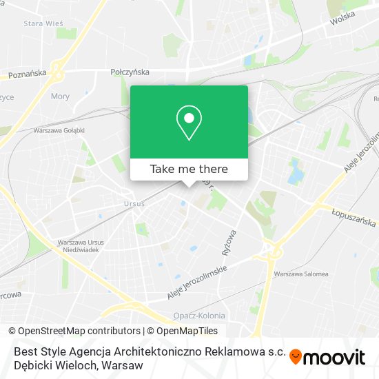 Best Style Agencja Architektoniczno Reklamowa s.c. Dębicki Wieloch map