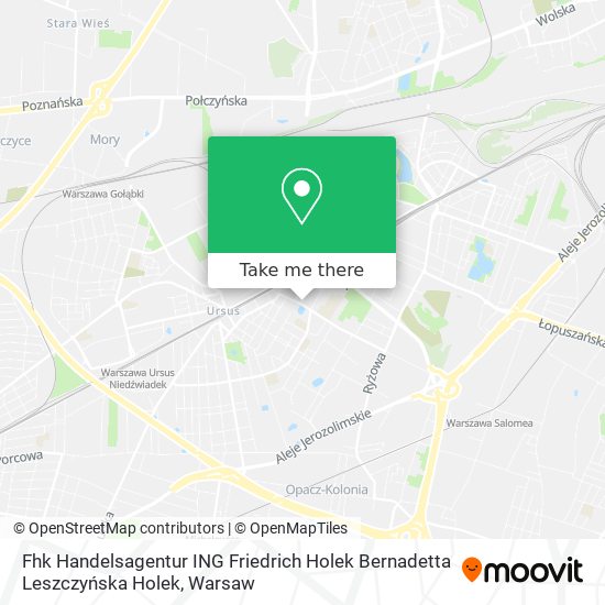 Fhk Handelsagentur ING Friedrich Holek Bernadetta Leszczyńska Holek map