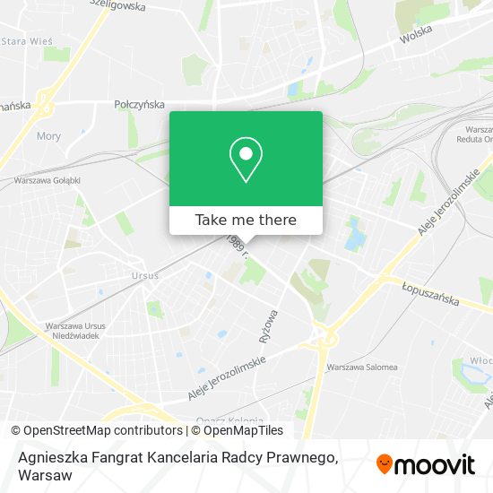 Agnieszka Fangrat Kancelaria Radcy Prawnego map