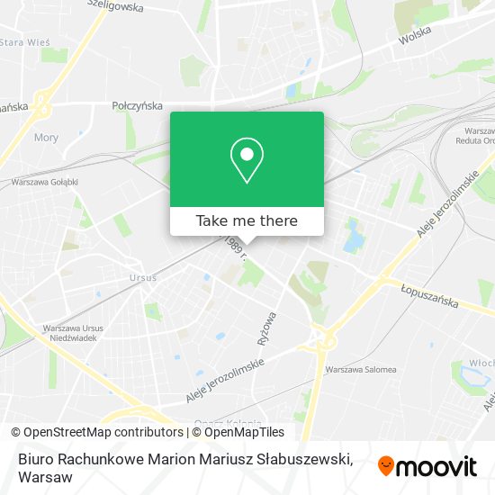 Biuro Rachunkowe Marion Mariusz Słabuszewski map