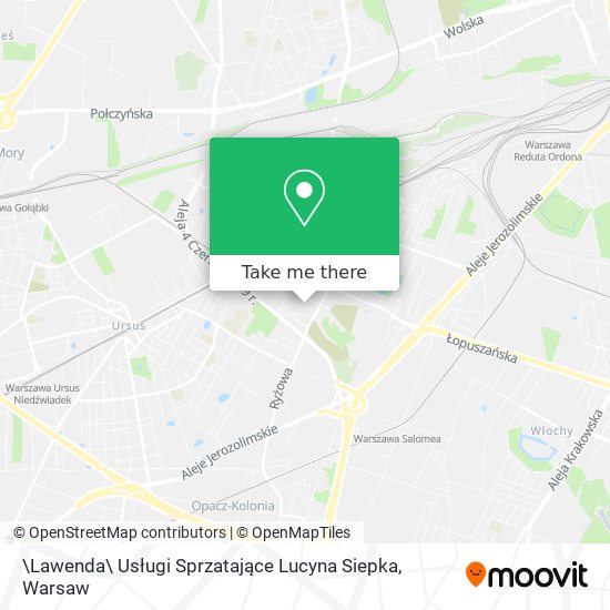 \Lawenda\ Usługi Sprzatające Lucyna Siepka map