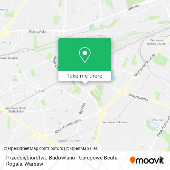 Przedsiębiorstwo Budowlano - Usługowe Beata Rogala map