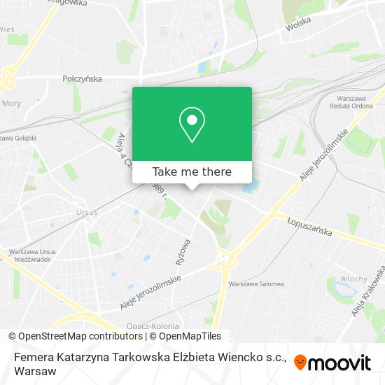 Карта Femera Katarzyna Tarkowska Elżbieta Wiencko s.c.