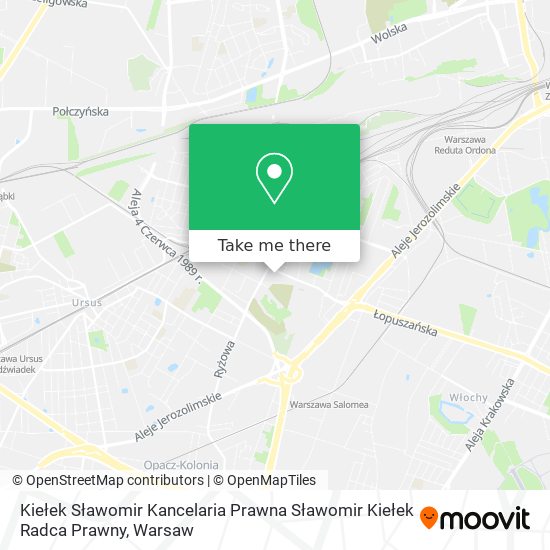 Kiełek Sławomir Kancelaria Prawna Sławomir Kiełek Radca Prawny map