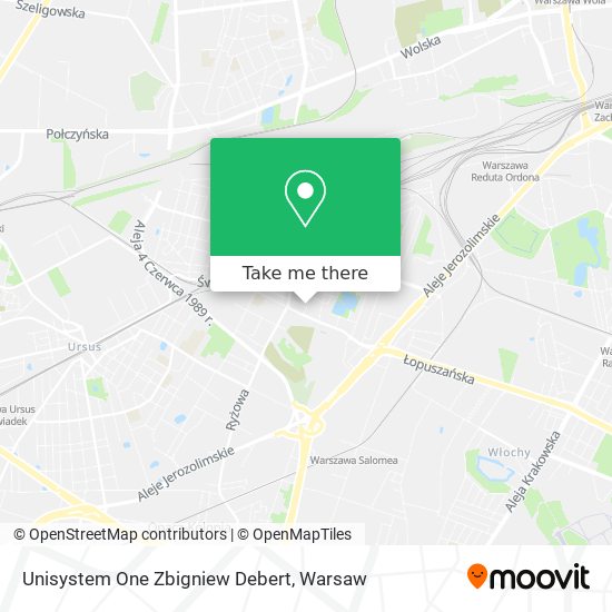 Unisystem One Zbigniew Debert map