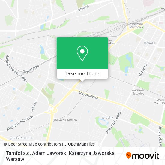 Tamfol s.c. Adam Jaworski Katarzyna Jaworska map