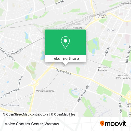 Voice Contact Center map