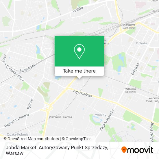 Карта Jobda Market. Autoryzowany Punkt Sprzedaży