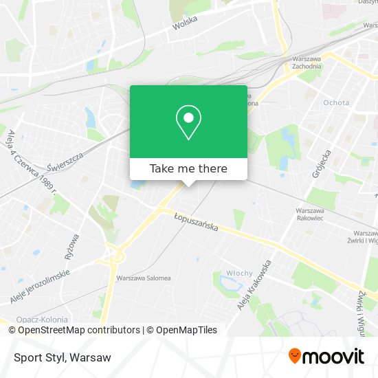 Sport Styl map