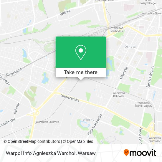 Карта Warpol Info Agnieszka Warchoł