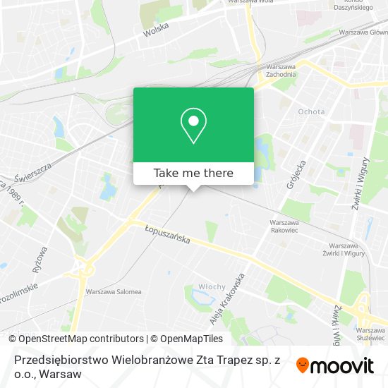 Przedsiębiorstwo Wielobranżowe Zta Trapez sp. z o.o. map