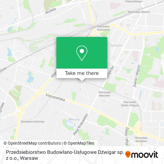 Przedsiebiorstwo Budowlano-Usługowe Dźwigar sp. z o.o. map