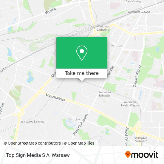 Top Sign Media S A map